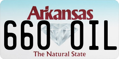 AR license plate 660OIL