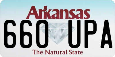 AR license plate 660UPA