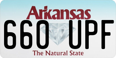 AR license plate 660UPF
