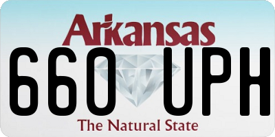 AR license plate 660UPH