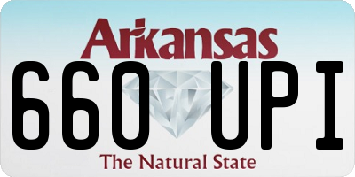 AR license plate 660UPI