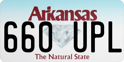 AR license plate 660UPL