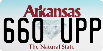 AR license plate 660UPP