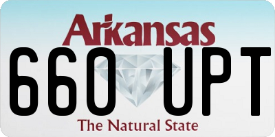 AR license plate 660UPT