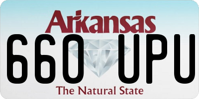 AR license plate 660UPU