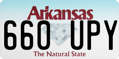 AR license plate 660UPY