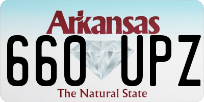 AR license plate 660UPZ