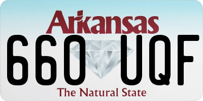 AR license plate 660UQF