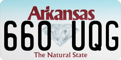 AR license plate 660UQG