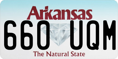 AR license plate 660UQM