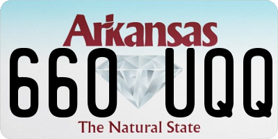 AR license plate 660UQQ
