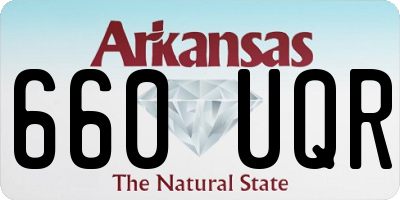 AR license plate 660UQR