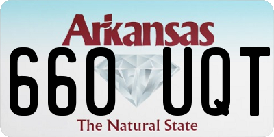 AR license plate 660UQT