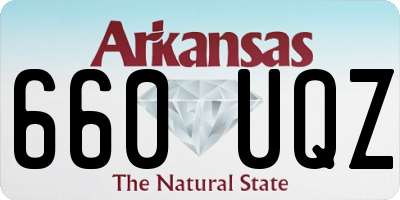 AR license plate 660UQZ