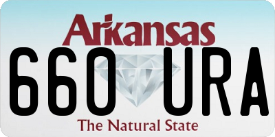 AR license plate 660URA