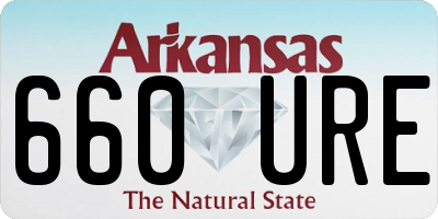 AR license plate 660URE