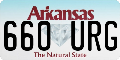 AR license plate 660URG