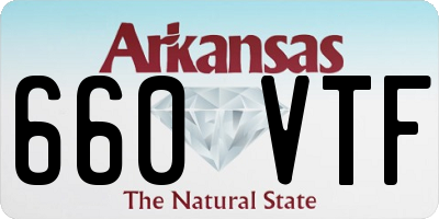 AR license plate 660VTF