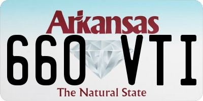 AR license plate 660VTI