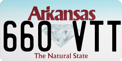 AR license plate 660VTT