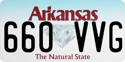 AR license plate 660VVG