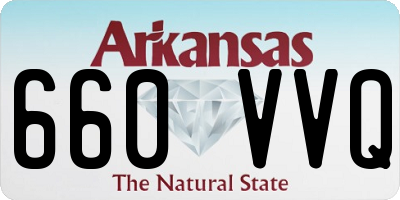 AR license plate 660VVQ