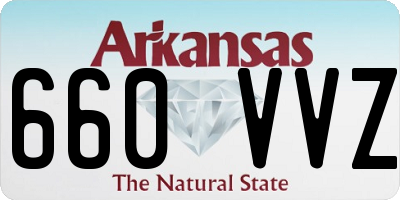 AR license plate 660VVZ
