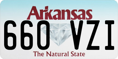 AR license plate 660VZI