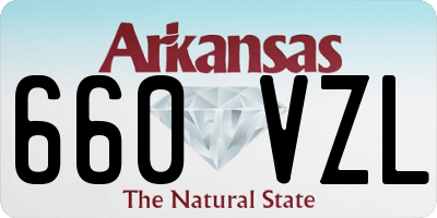 AR license plate 660VZL