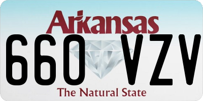 AR license plate 660VZV