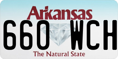 AR license plate 660WCH