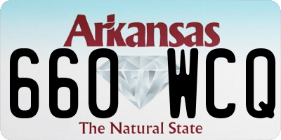 AR license plate 660WCQ