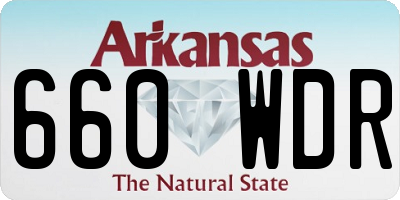 AR license plate 660WDR