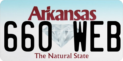AR license plate 660WEB