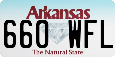 AR license plate 660WFL