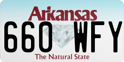 AR license plate 660WFY