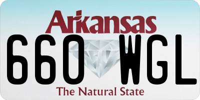AR license plate 660WGL