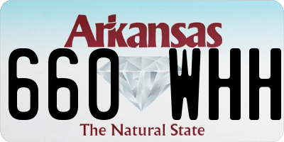 AR license plate 660WHH