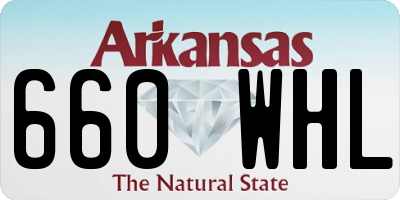 AR license plate 660WHL
