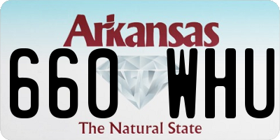 AR license plate 660WHU