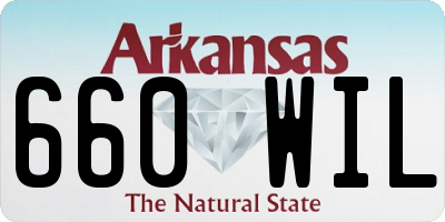 AR license plate 660WIL