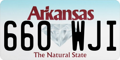 AR license plate 660WJI