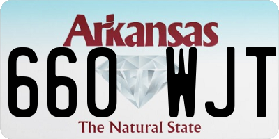 AR license plate 660WJT