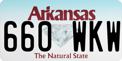 AR license plate 660WKW