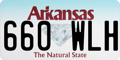 AR license plate 660WLH
