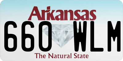 AR license plate 660WLM