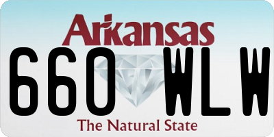 AR license plate 660WLW