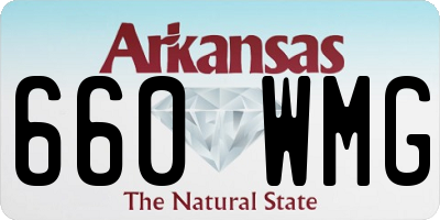 AR license plate 660WMG