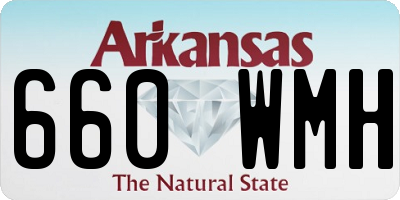 AR license plate 660WMH