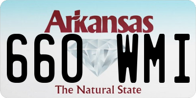 AR license plate 660WMI